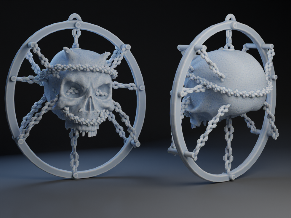 The Cursed Skull - Magical Amulet of Silvyn