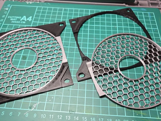 FanSwap, modular grille/cover for 120mm fans -- REMIX UPDATE