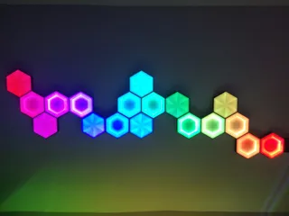 GeoLeaf - 3D Print your own Nanoleaf project - Alexa, Hue and App