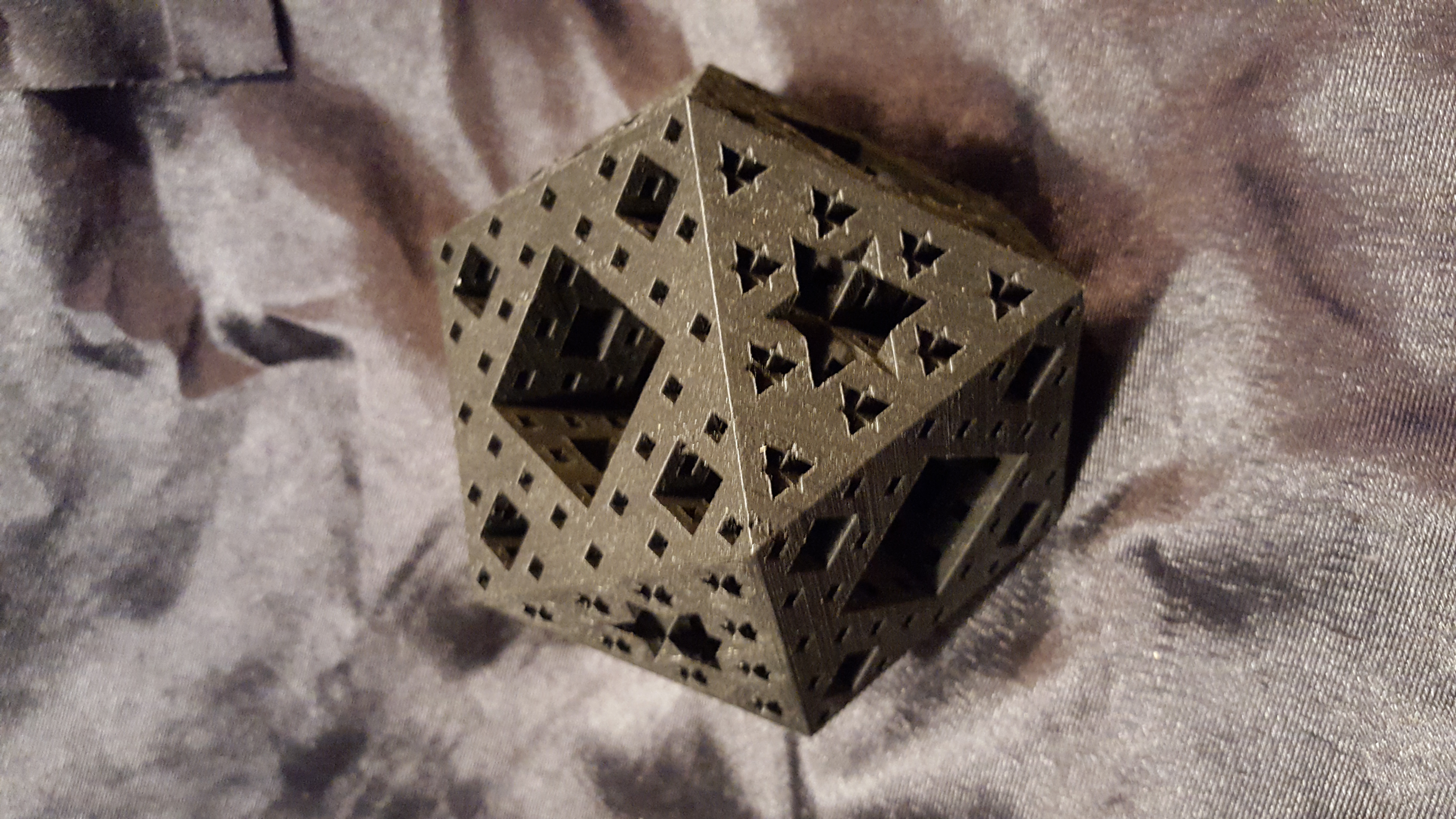 Menger sponge cuboctahedron