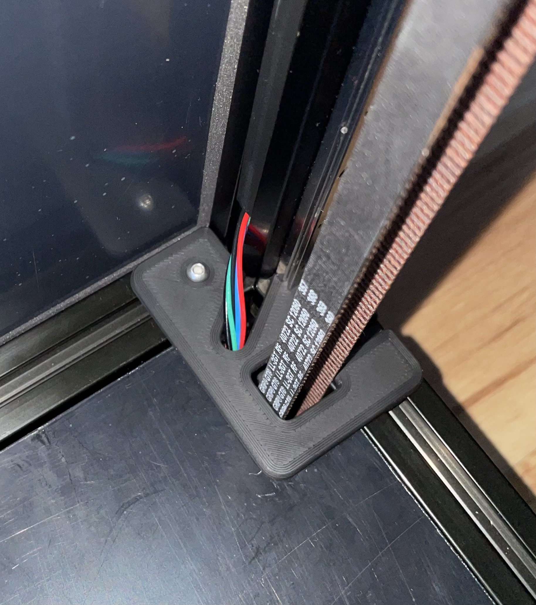 Voron 2.4 Z belt cover with cable routing