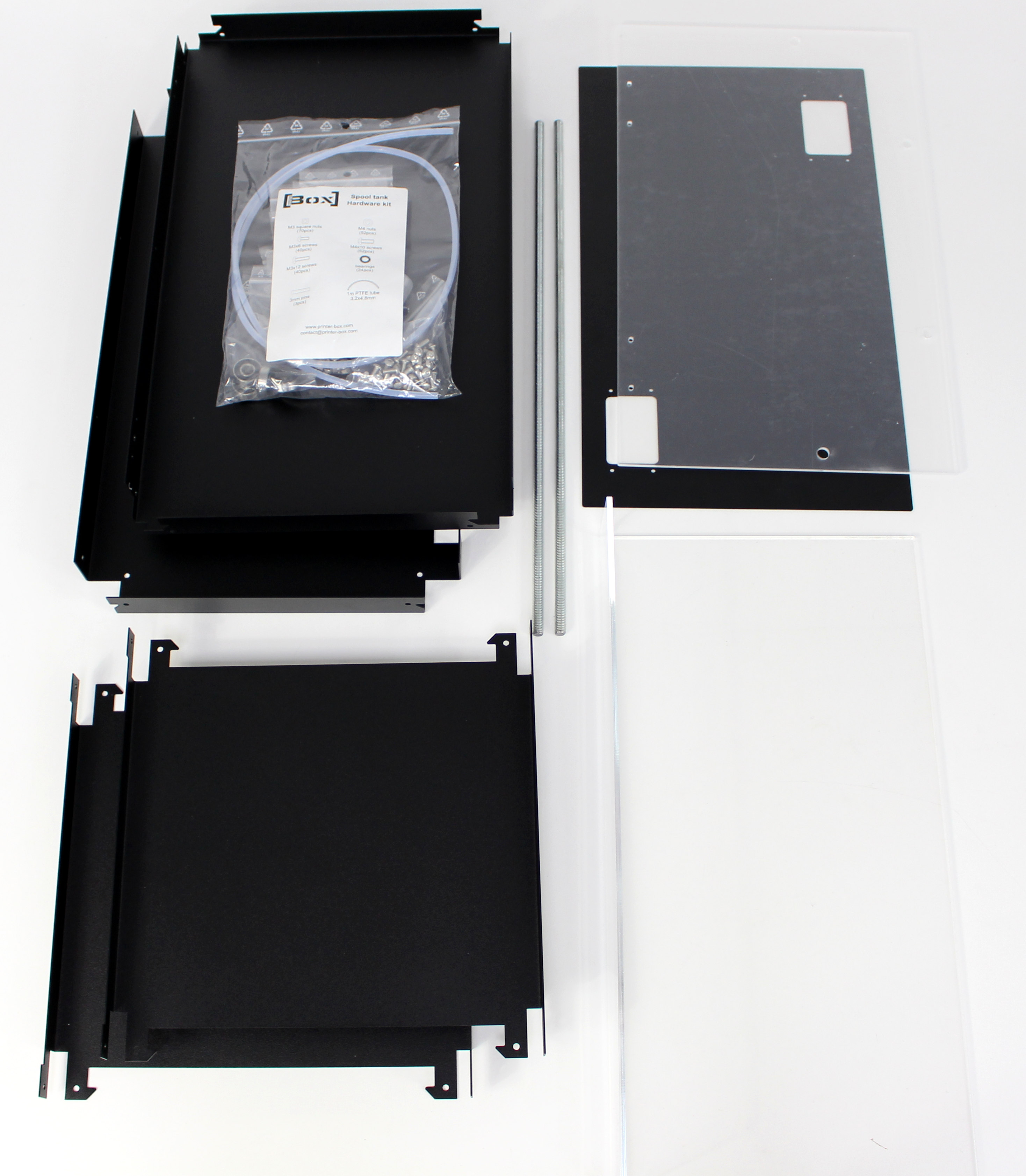 Voron 2.4 top hat mod with Spool Tank by Printer Box | Download free