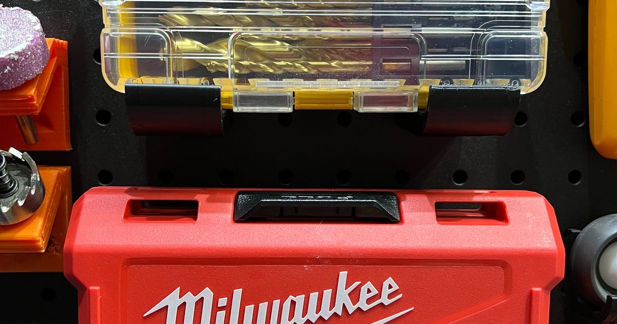 Milwaukee, Dewalt Drill Bit Holder for Pegboard by AppHero Download