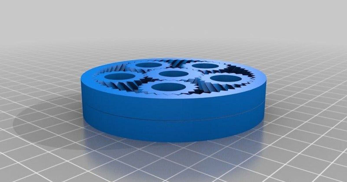 Compound Gears 13915 by tmackay Download free STL model