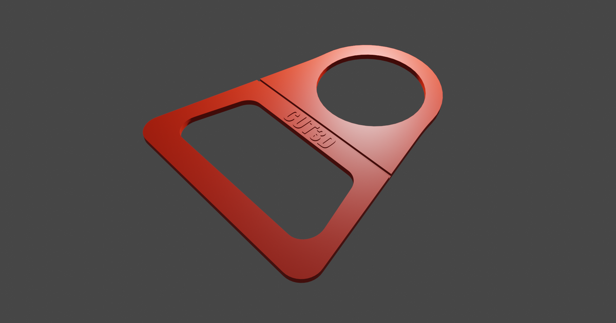 Tupperware bottle Hande by CUT3D Download free STL model