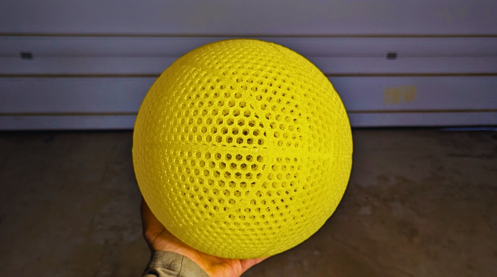 Airless Basketball Model – Fillamentum PEBA
