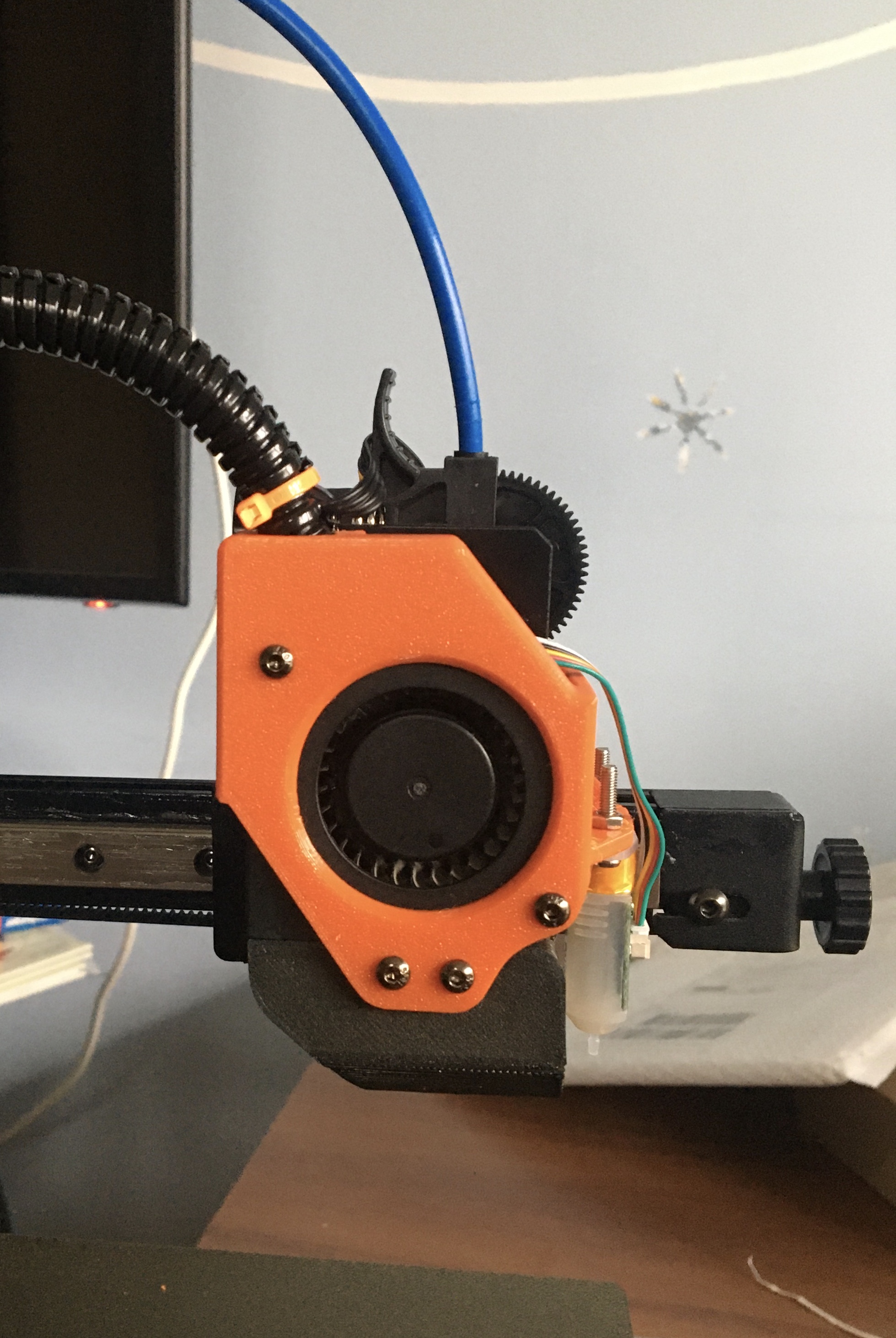 Kingroon KP3S 3 Pro S1 Titan Fan Holder with bltouch