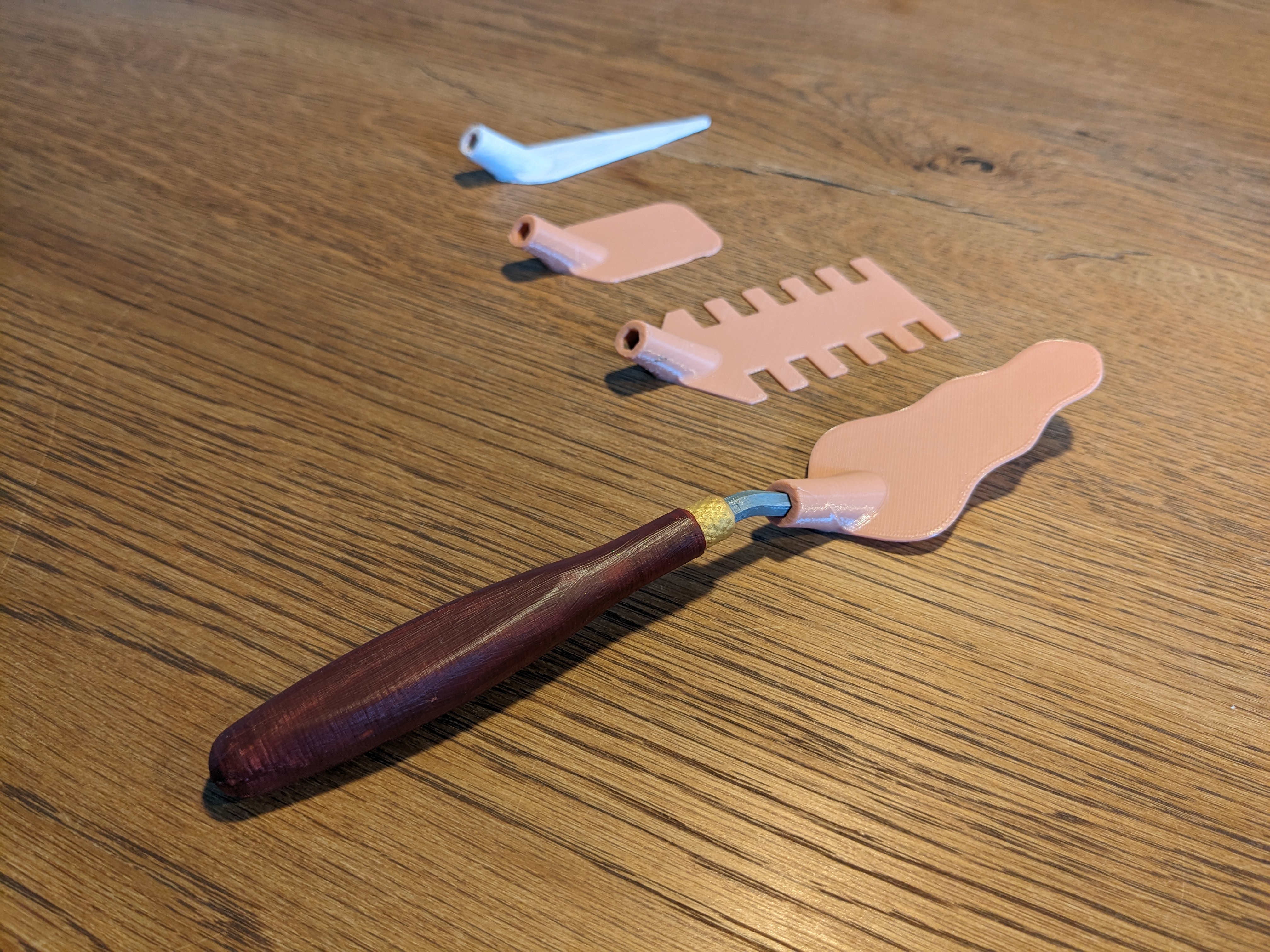 Palette Knive With Interchangeable Heads