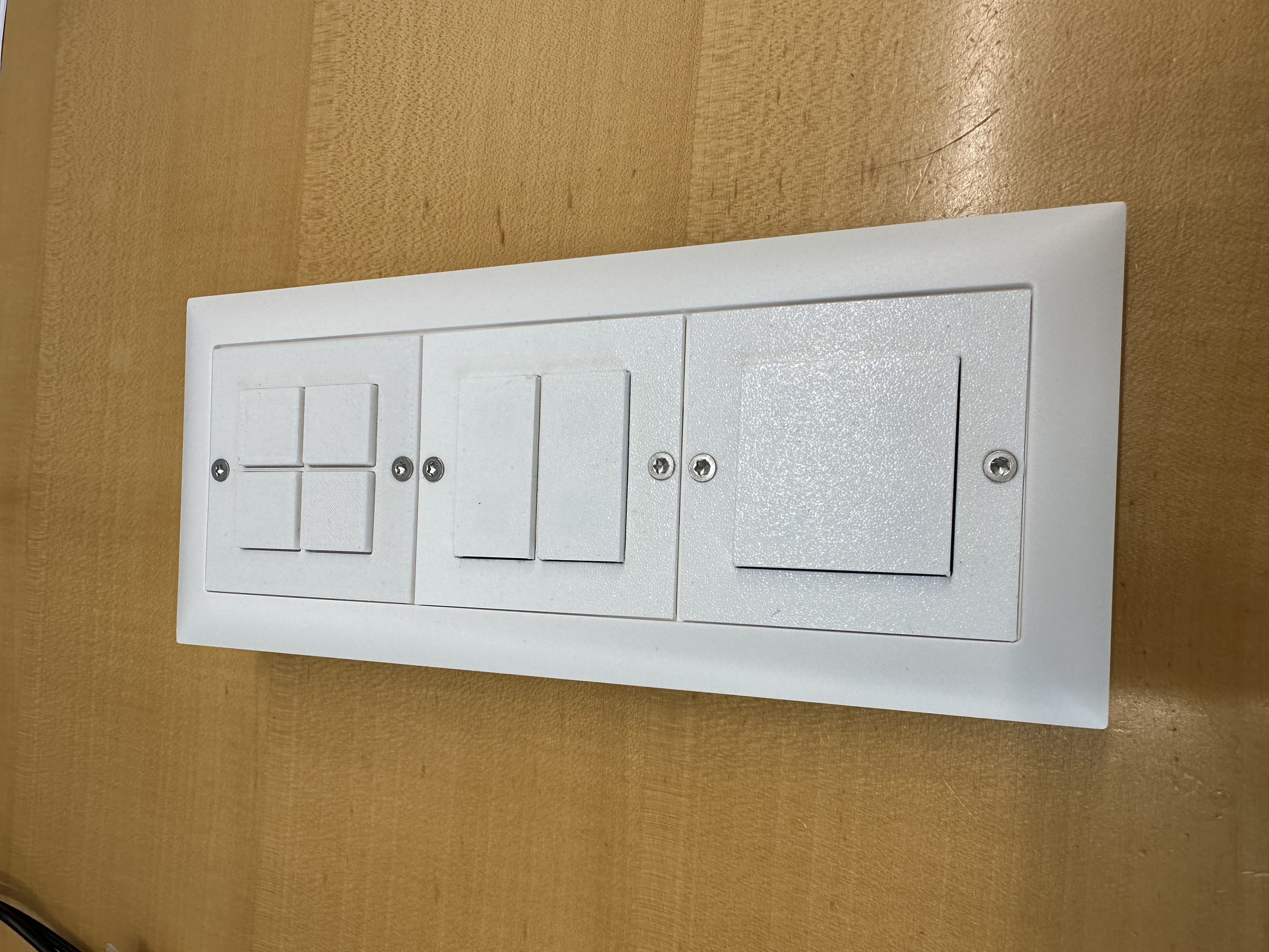 Wandschalter / Taster (60mm swiss norm)  Microswitch Version