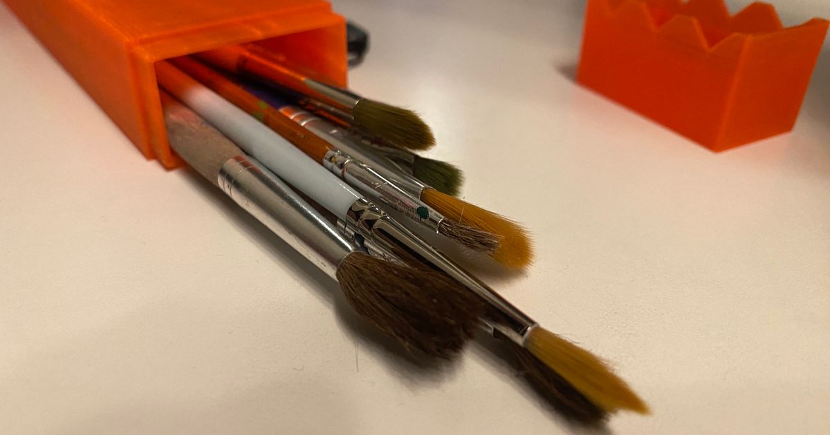 Quiver for paint brushes by Dalsgaard Download free STL model