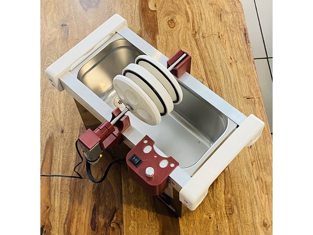 Washing Machine / Ultrasonic vinyl record cleaner by Duc8 on Thingiverse