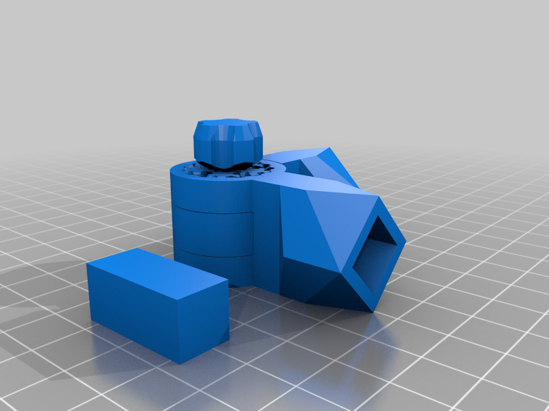 Miniatura 7 do modelo 3D Modular Toy Robot Arm