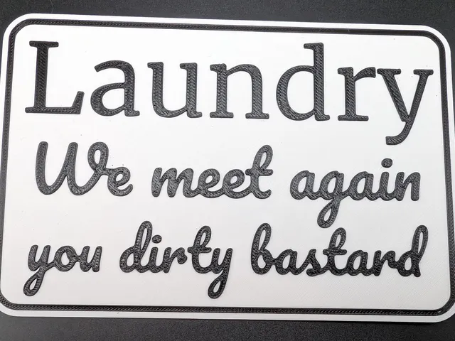 Funny Laundry sign