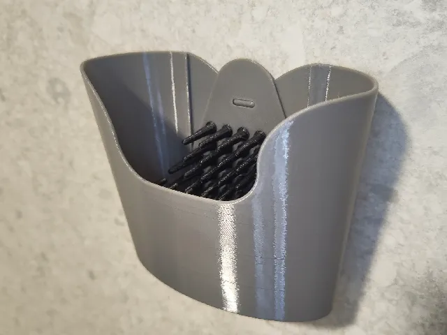 Shower hair bin