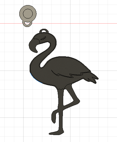 Flamingo aretes