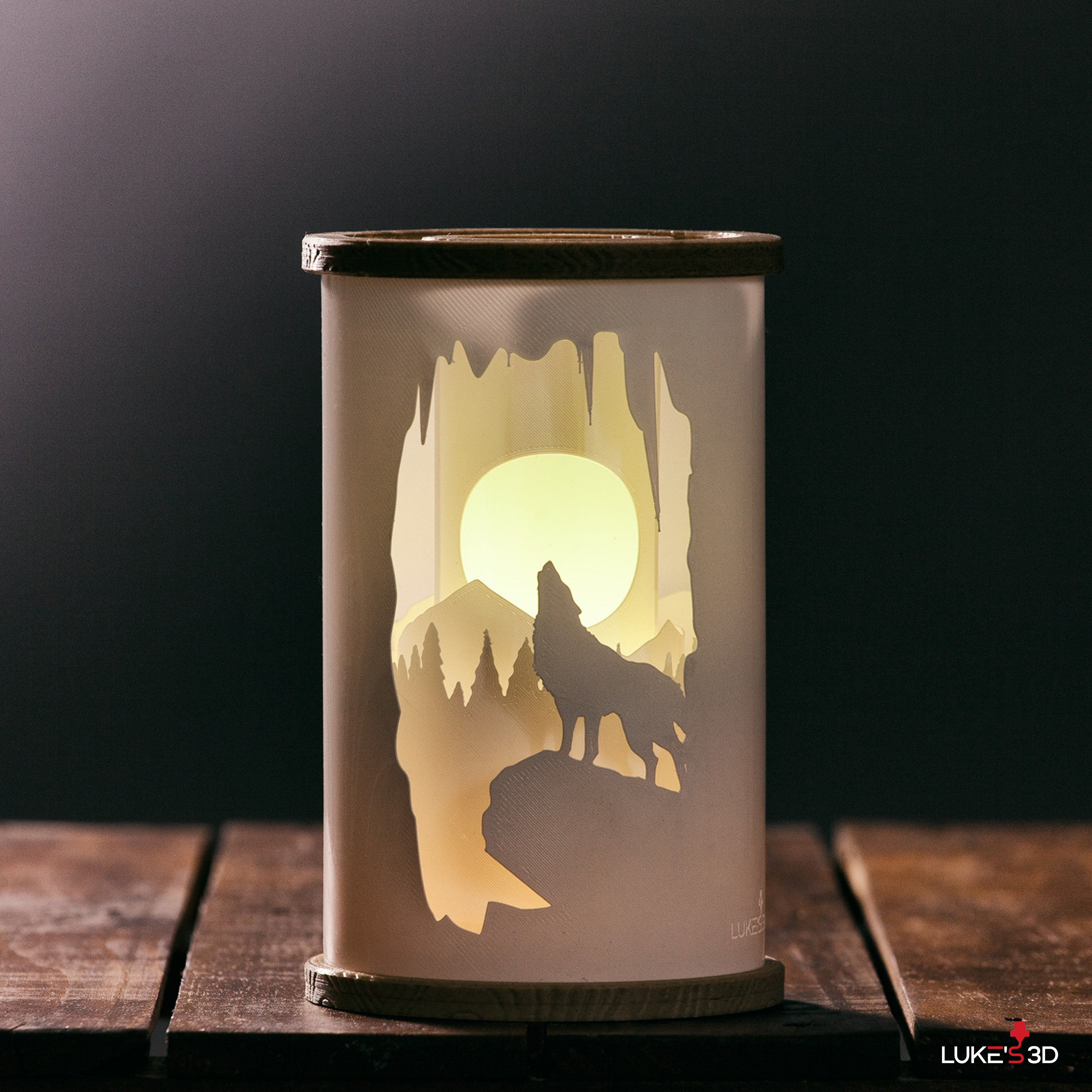 Howling Wolf Light art
