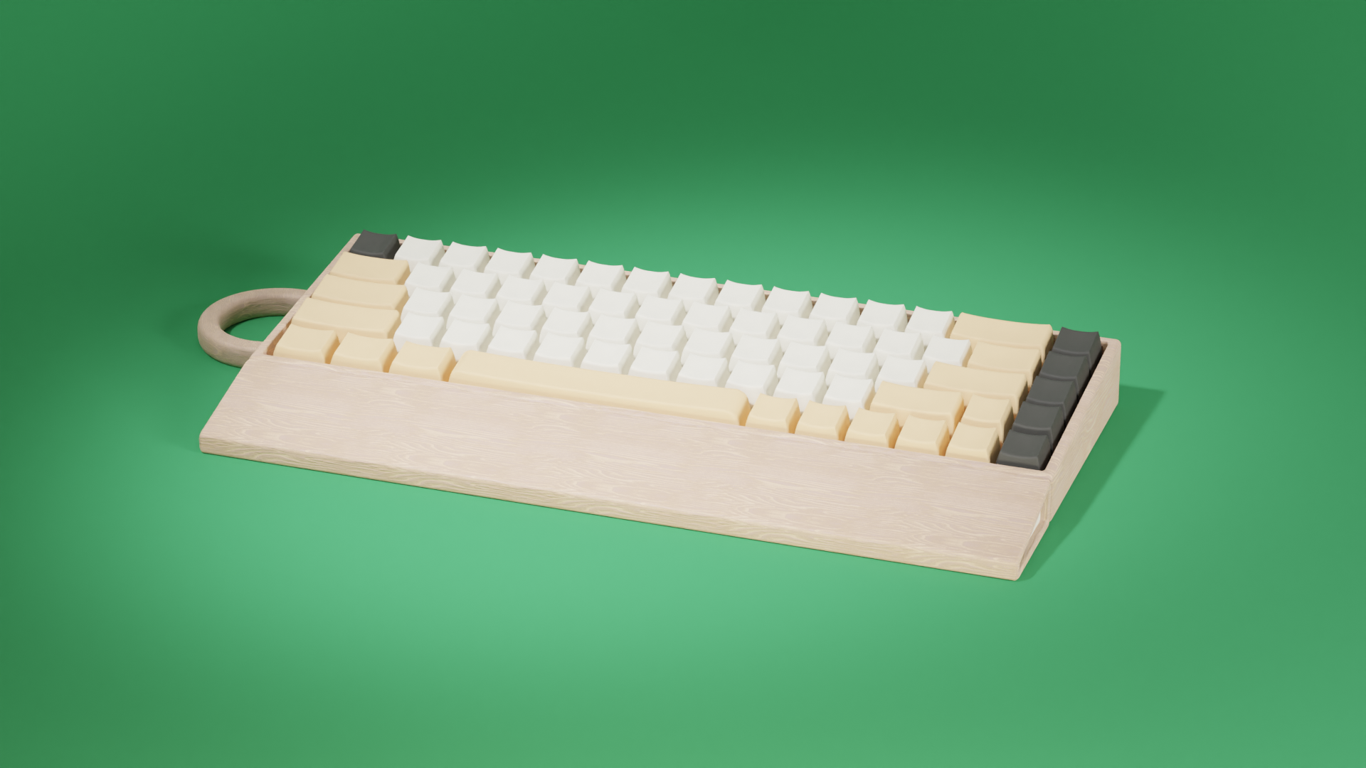 Miniatura 4 do modelo 3D Keyboard Keychain