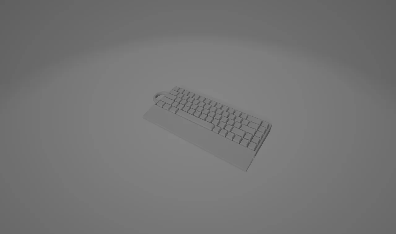Keyboard Keychain by xik | Download free STL model | Printables.com