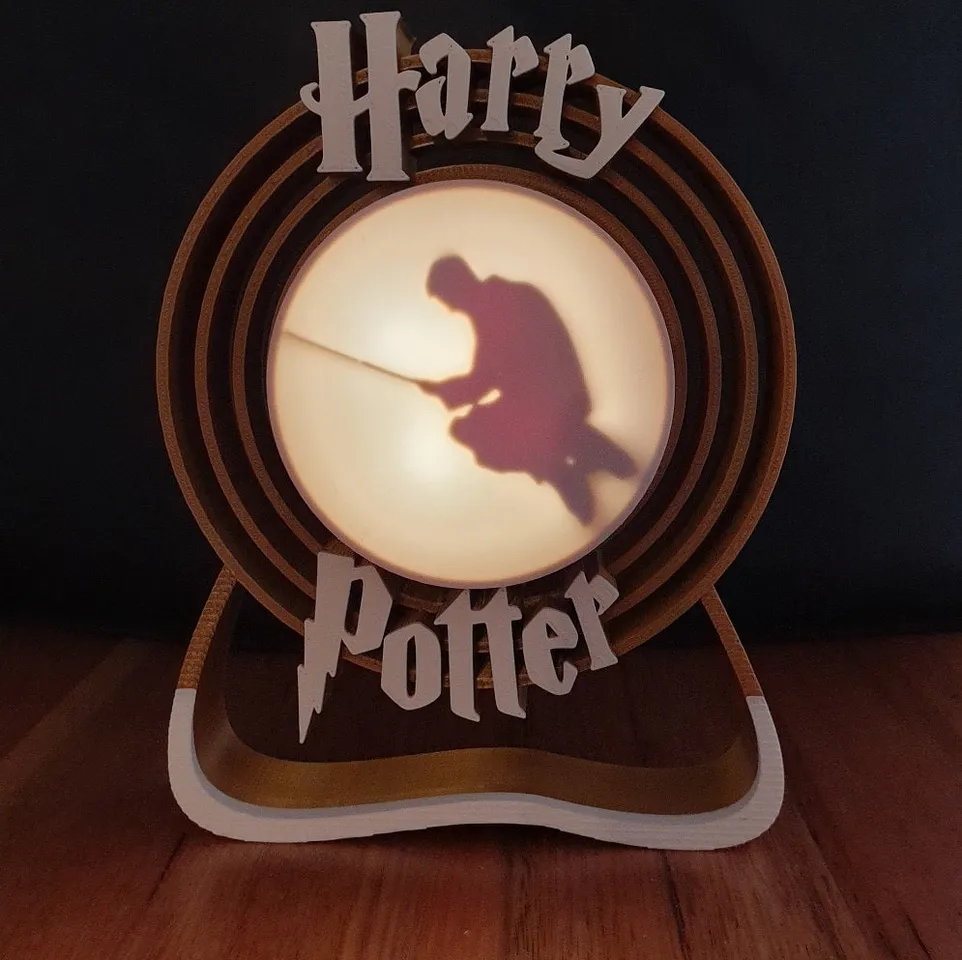 STL file Pied de lampe Harry Potter 🔦・3D printing design to download・Cults