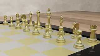 4 Player Chess Board + Nude Chess Set by AM Prints, Download free STL  model