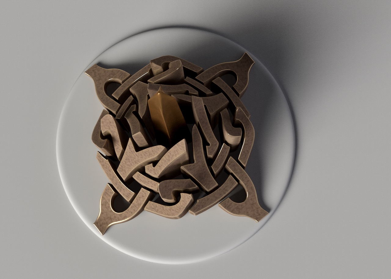 Miniatura 2 do modelo 3D Design Pattern Pinnacle