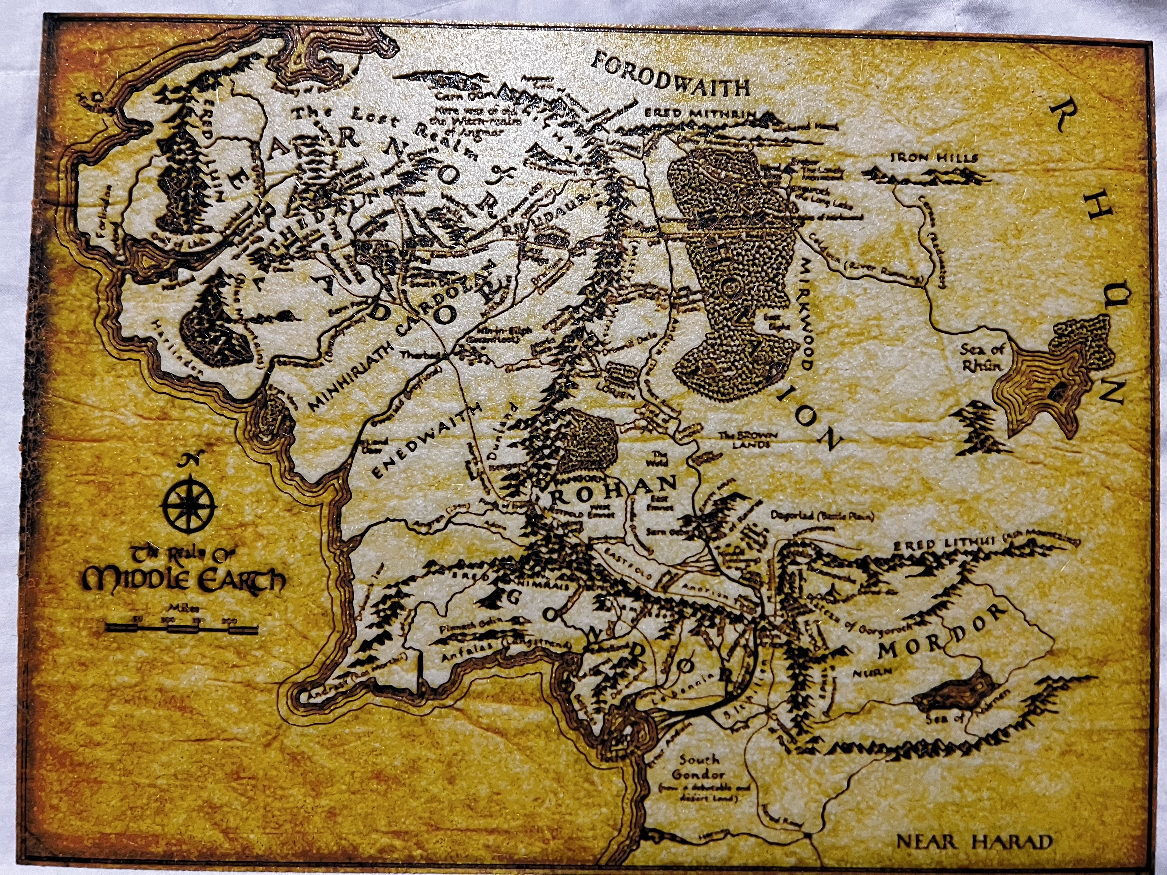Hueforge LOTR map