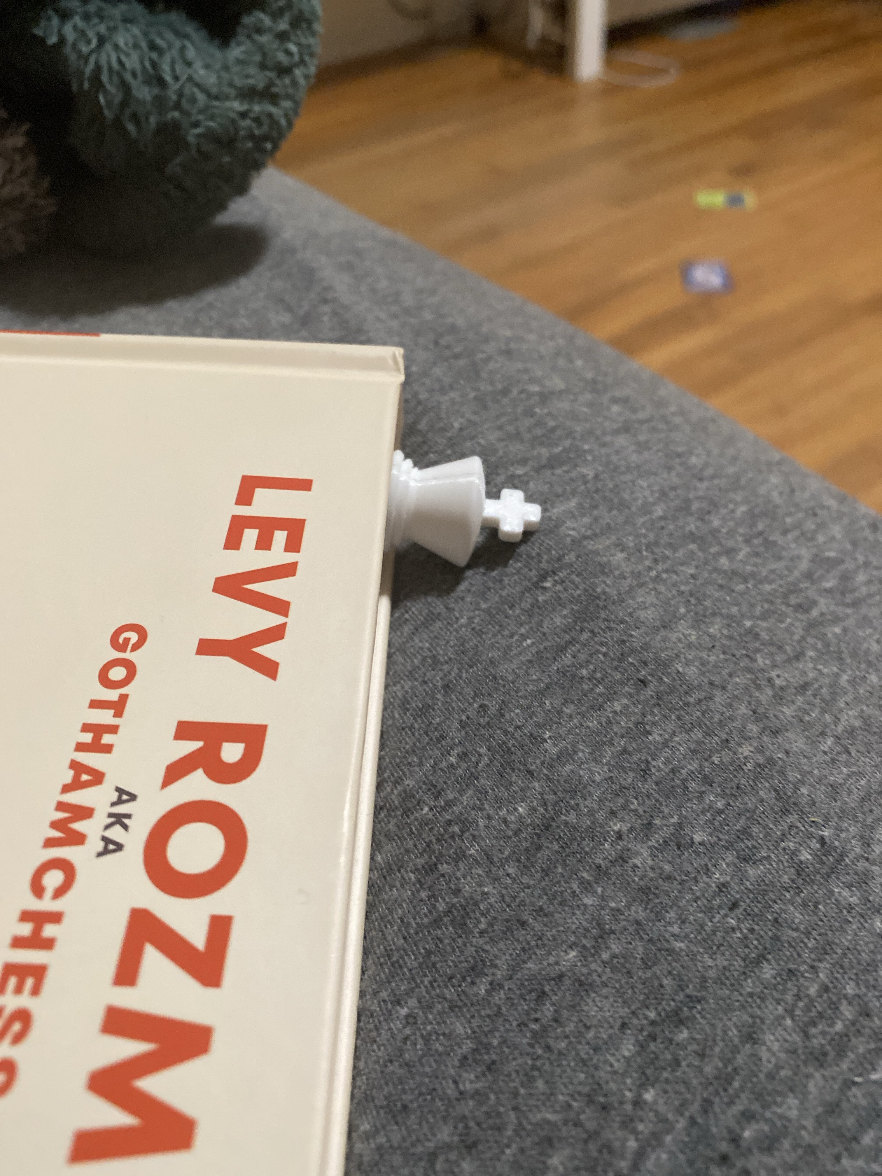 Chess Bookmark (King) 3D model thumbnail