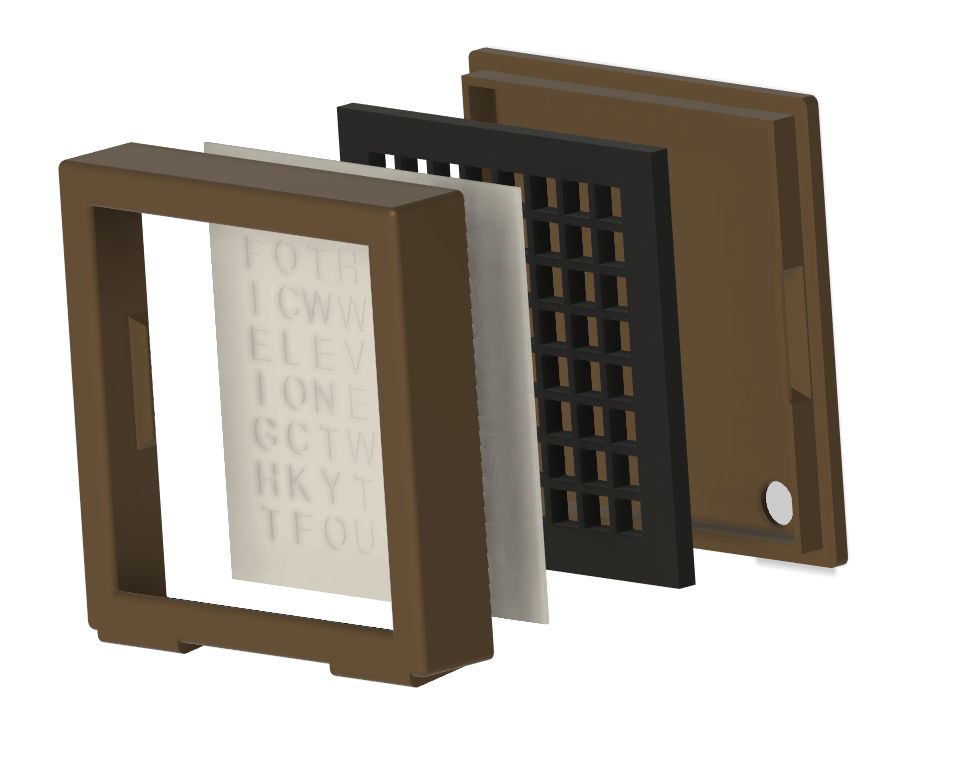 Word Clock Housing