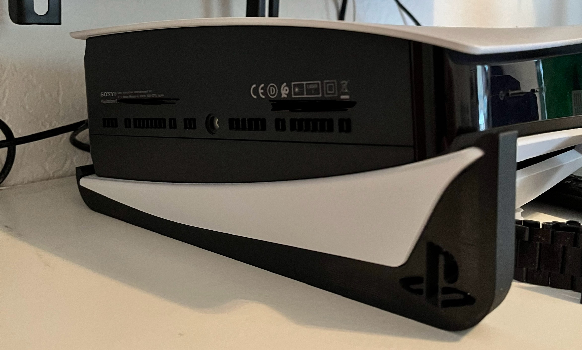 Playstation 5 (ps5) horizontal stand with Logo by nuurey Download