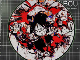 Luffy Clock by Crazyfilament | Download free STL model