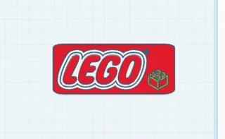 lego logo wall art