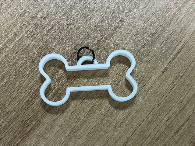 Dog Bone Keychain