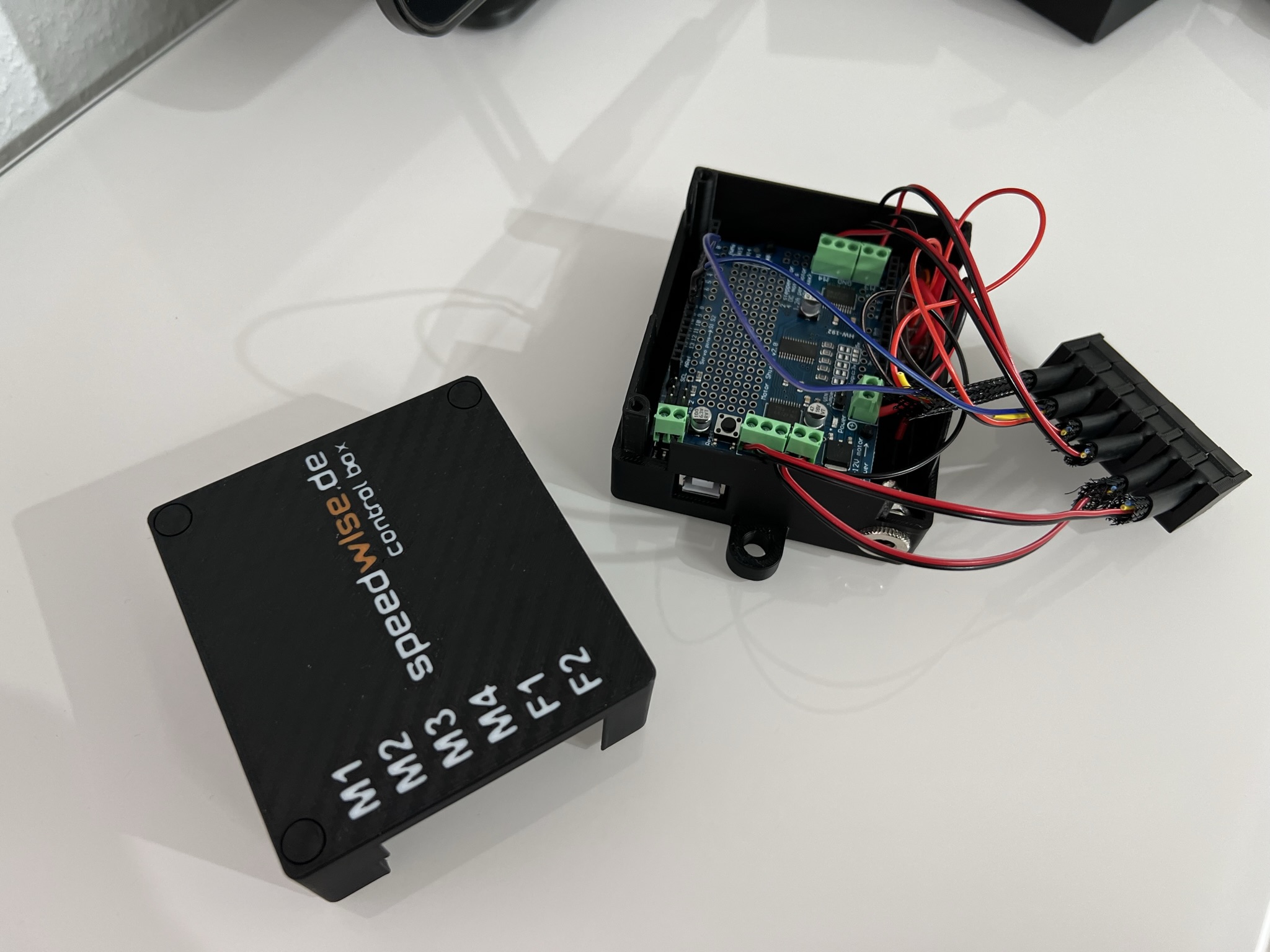 Sim racing rumble motor and wind simlator control box by hgross ...