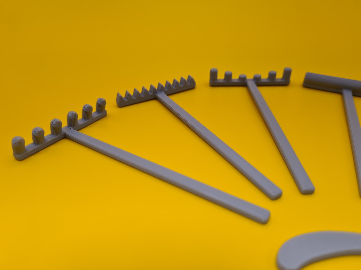 Miniatura 3 do modelo 3D Zen Garden Tools