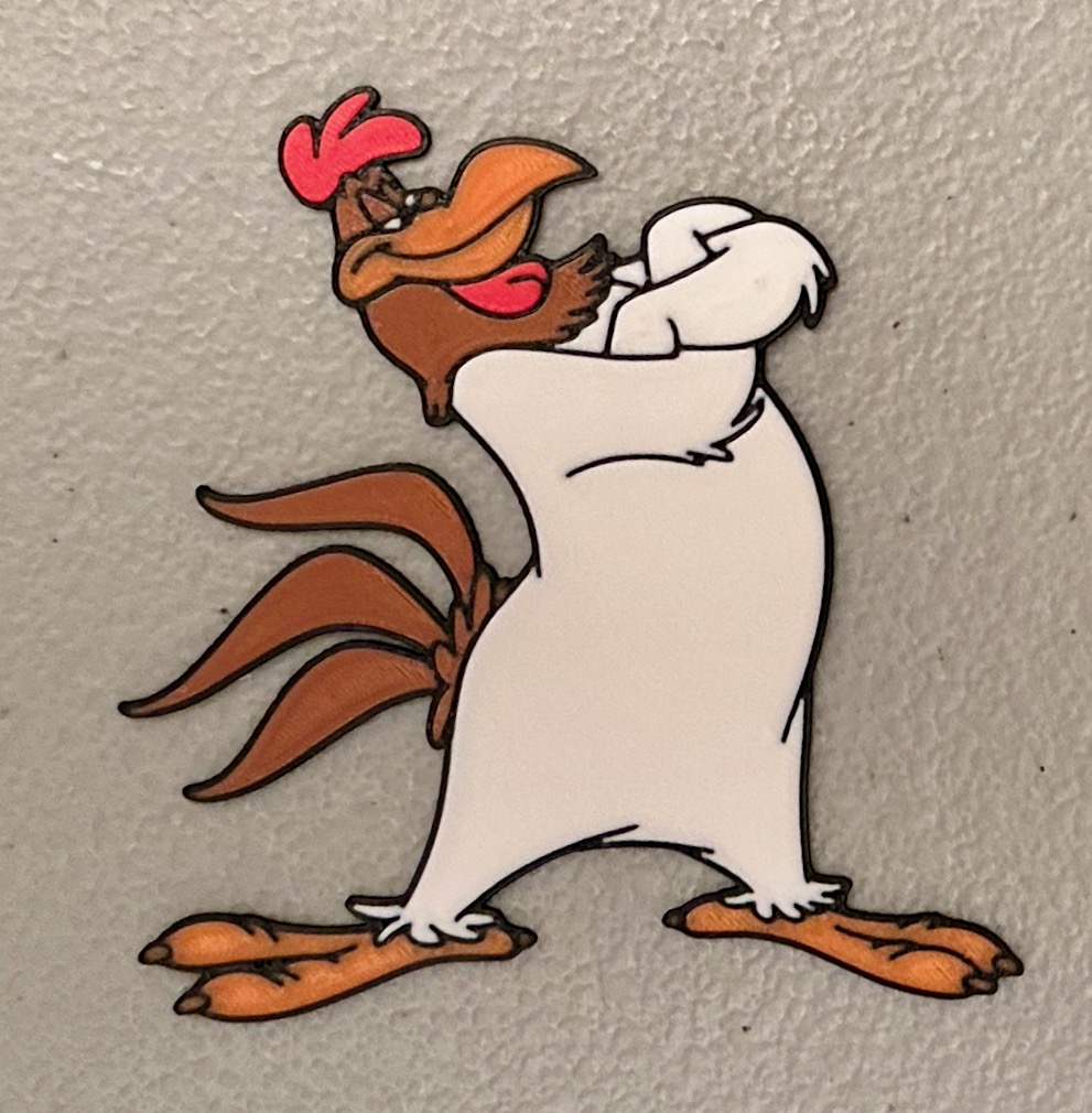 Multicolor Foghorn Leghorn Magnet by wotfan69 | Download free STL model ...