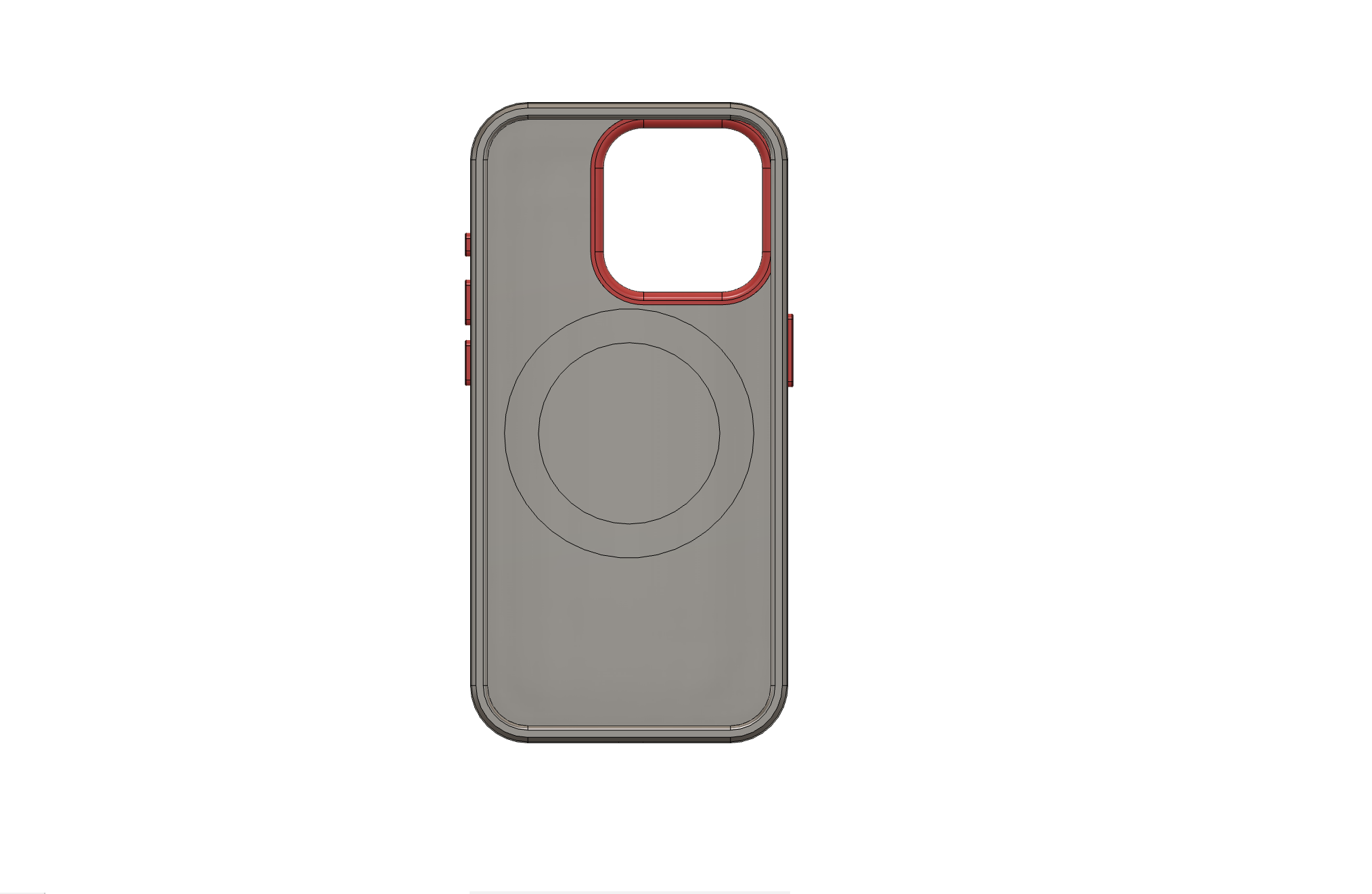 Miniatura 5 do modelo 3D iPhone 15 Pro case with action button - customizable