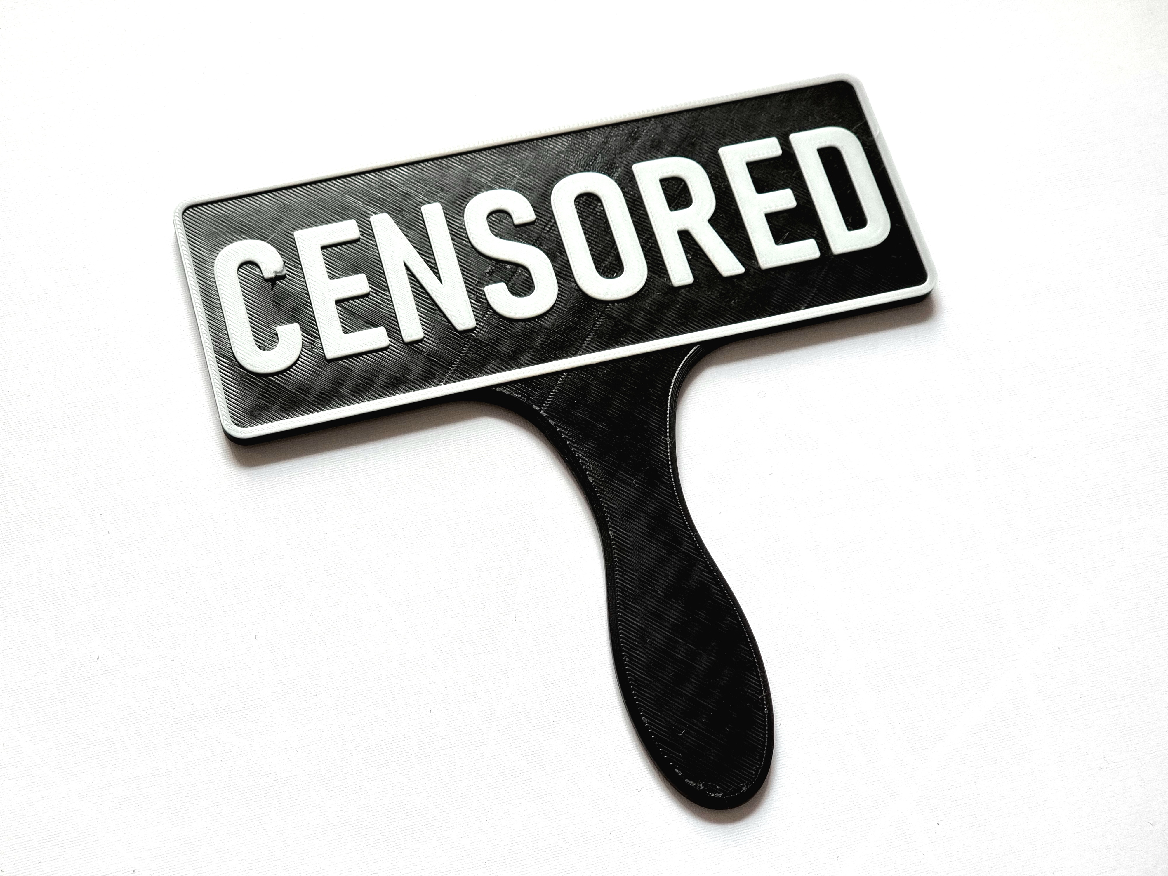Photobooth Props - Censored