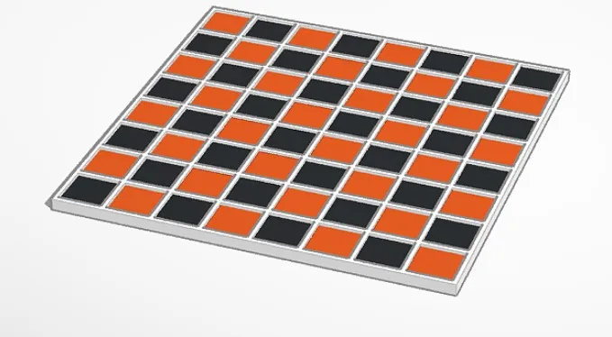 halloween checkers