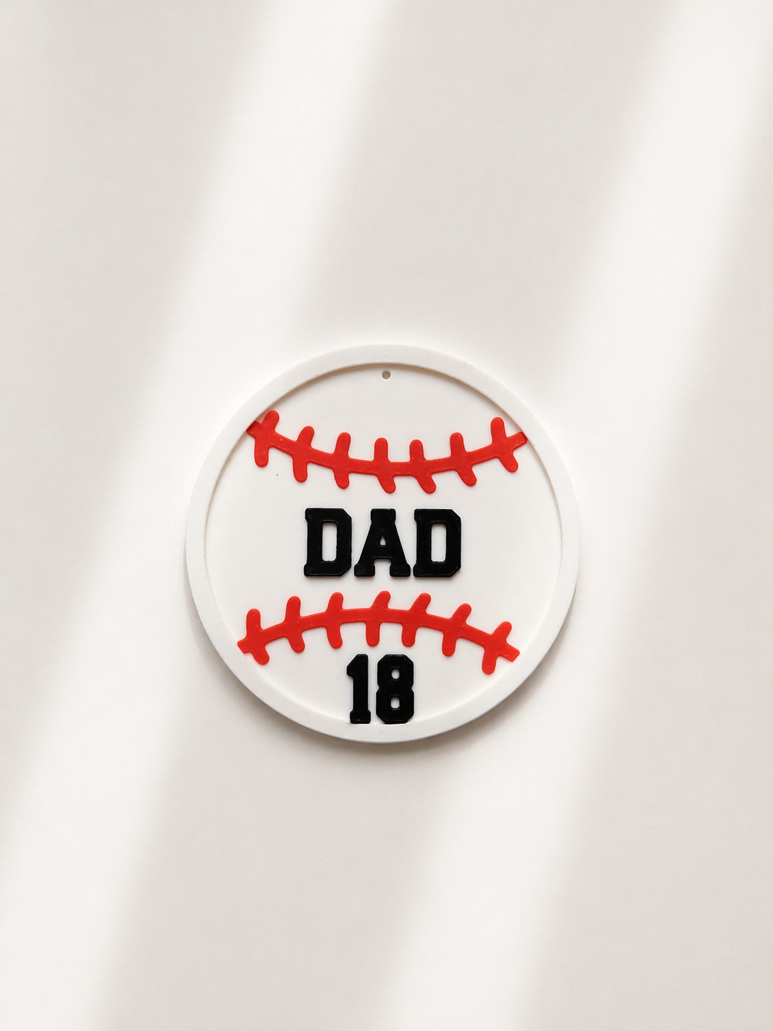 Baseball Name Tag - Dad