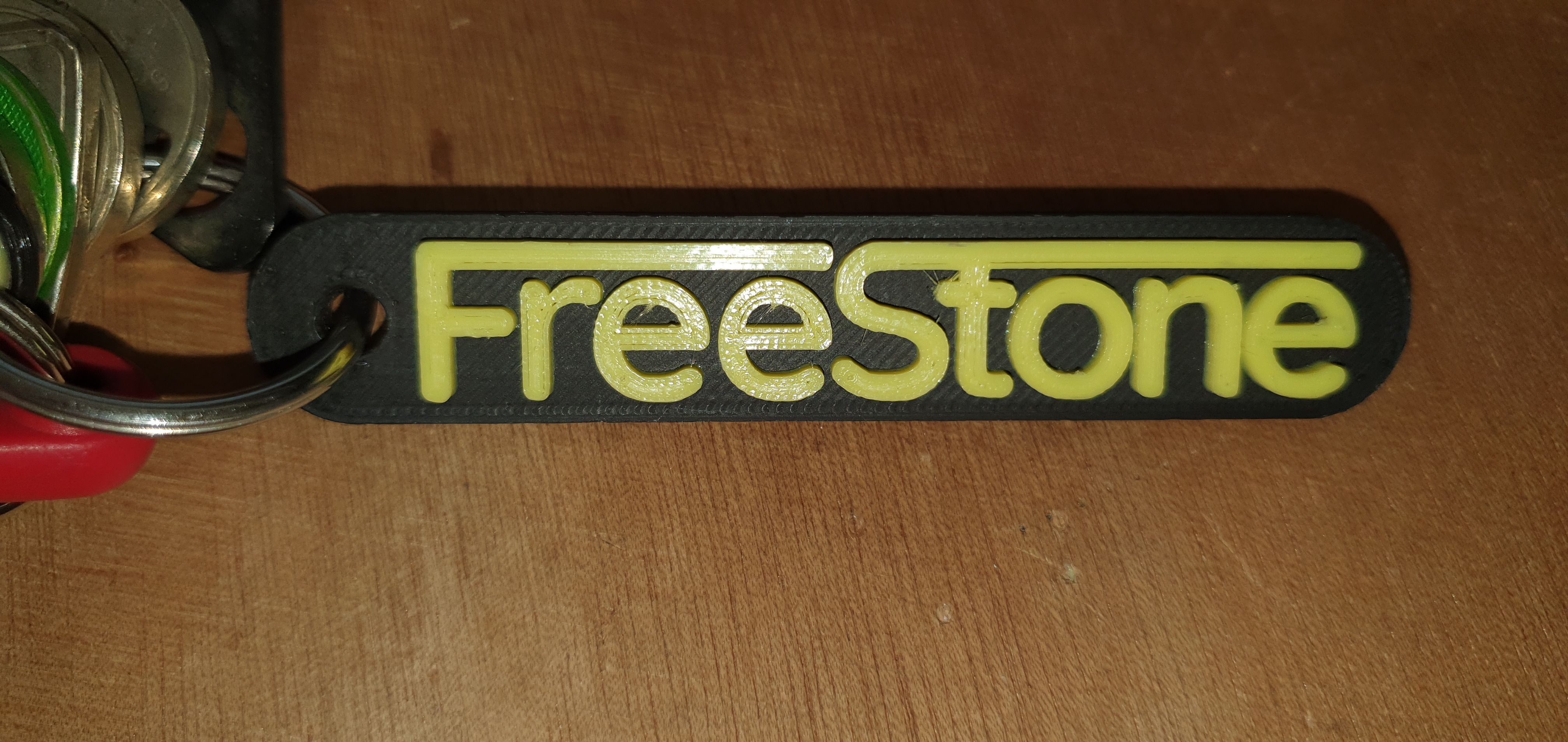 FreeStone Logo Key Chain