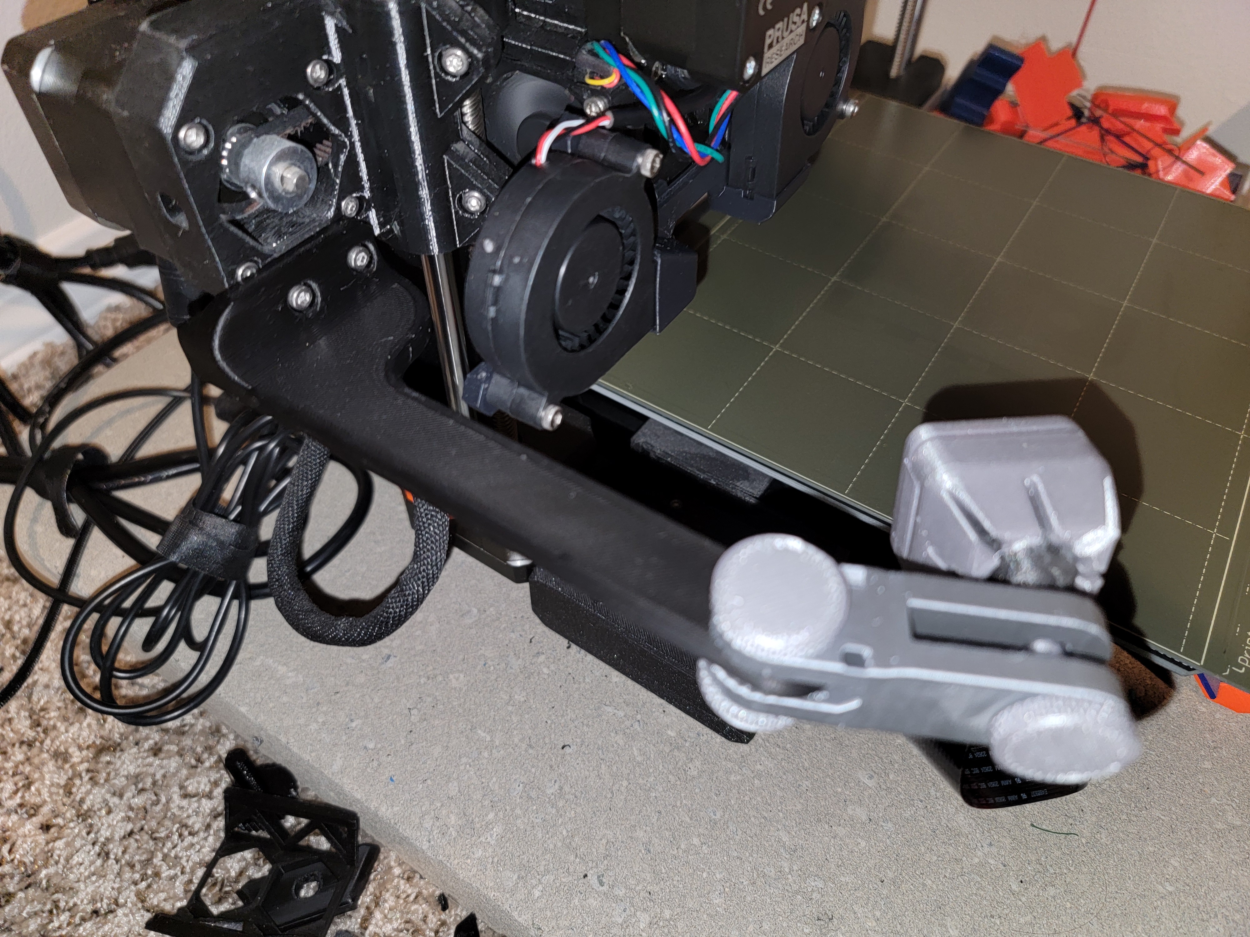 MK3S+ X Axis Camera Mount Arm