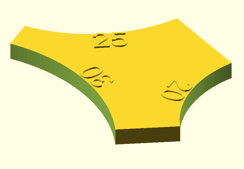 Quick radius gauge by Openscaddad Download free STL model