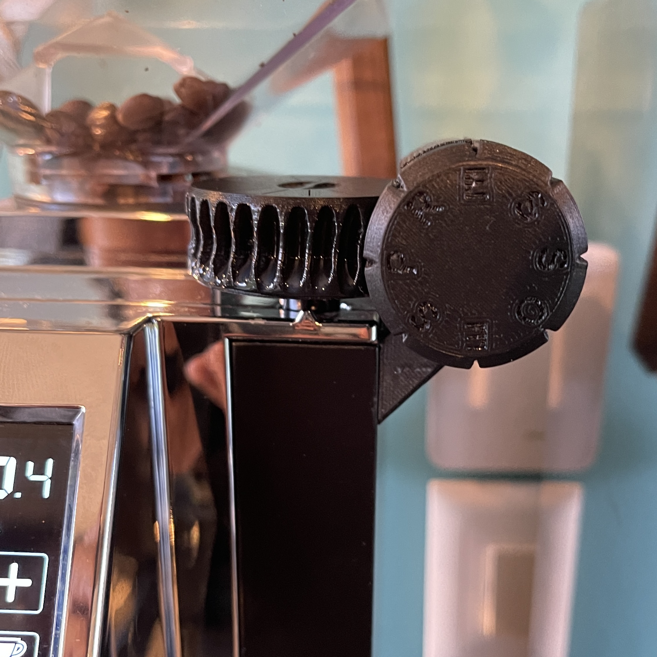 Precision dial knob for Eureka coffee grinder by CoolBlackCat