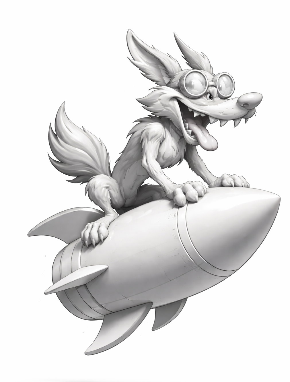 Wild E. Coyote - Super Genius - Rocket Rider