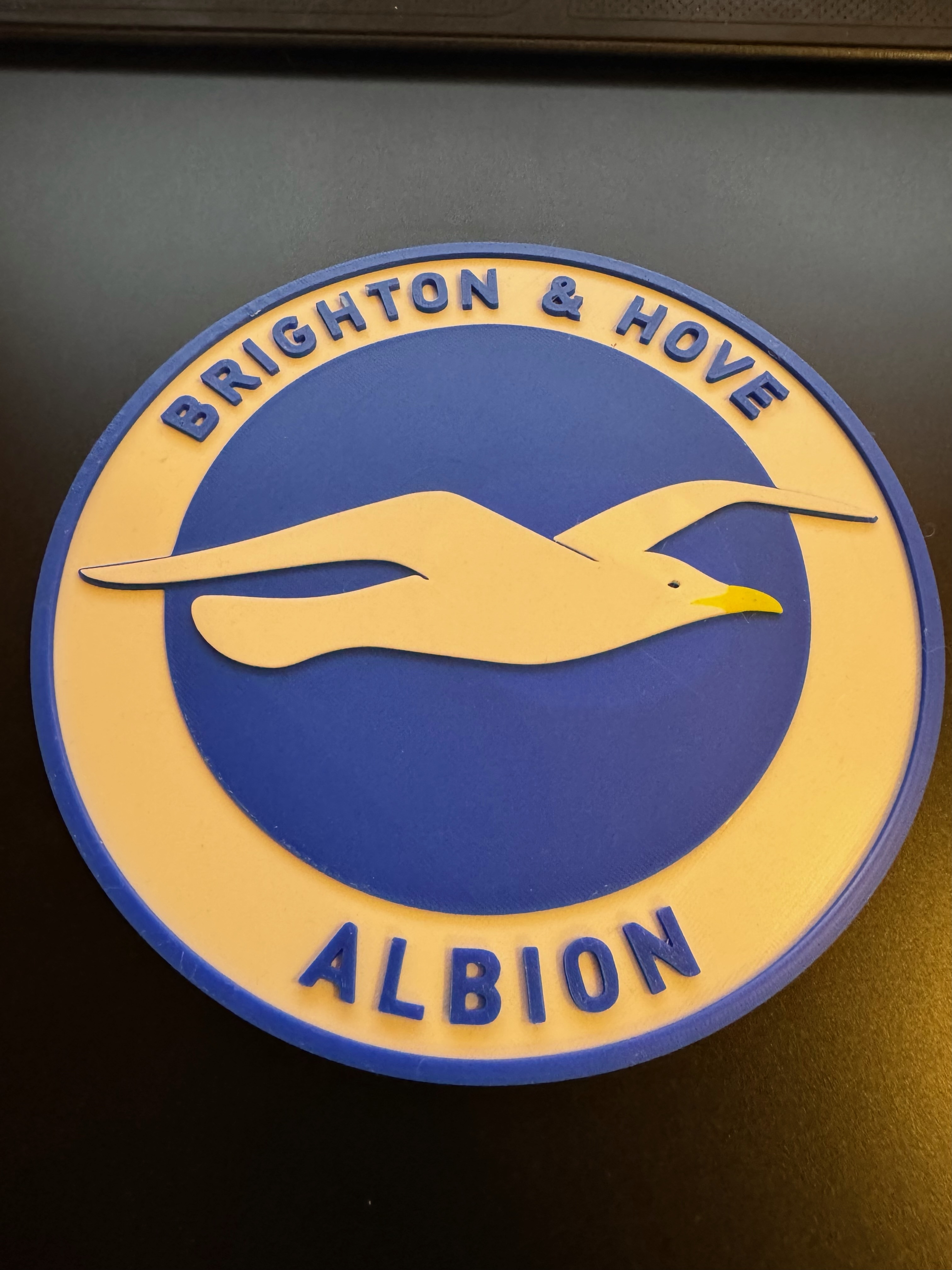 Brighton and Hove Albion Club Badge by kendrickt43 | Download free STL ...