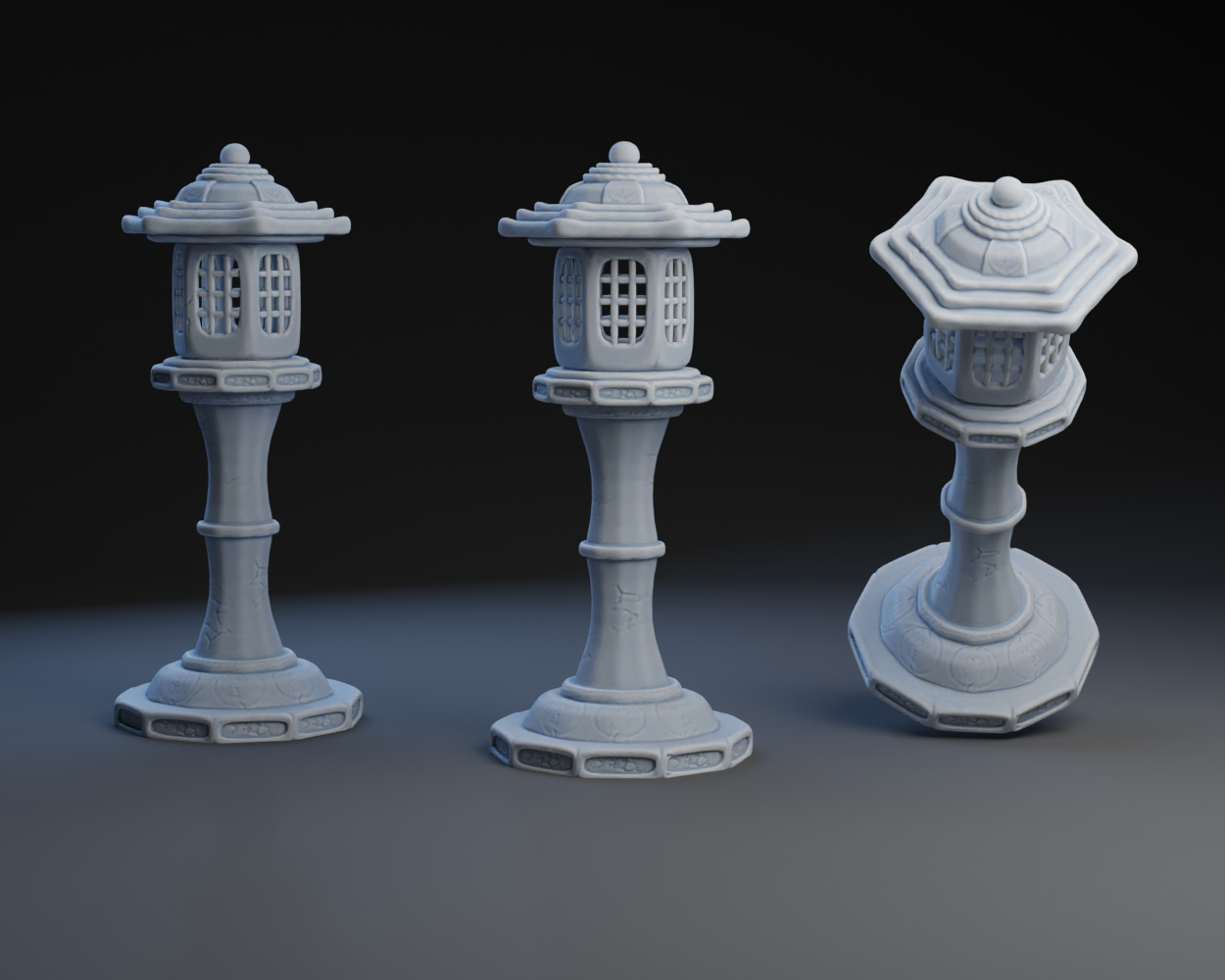 Zen Garden Lamp by Peter Farell Download free STL model