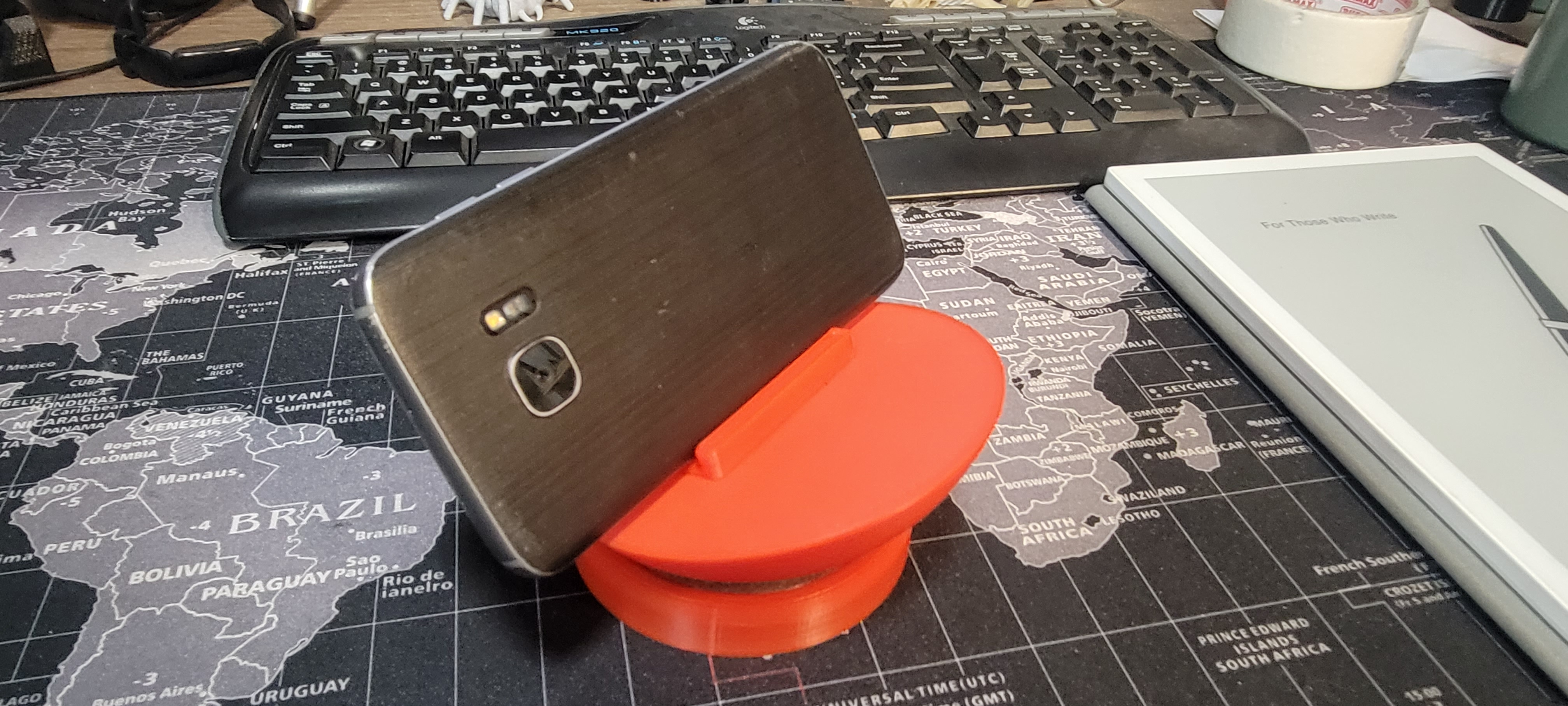 Simple phone aiming platform (Copy of Matthias Wandel's Design)