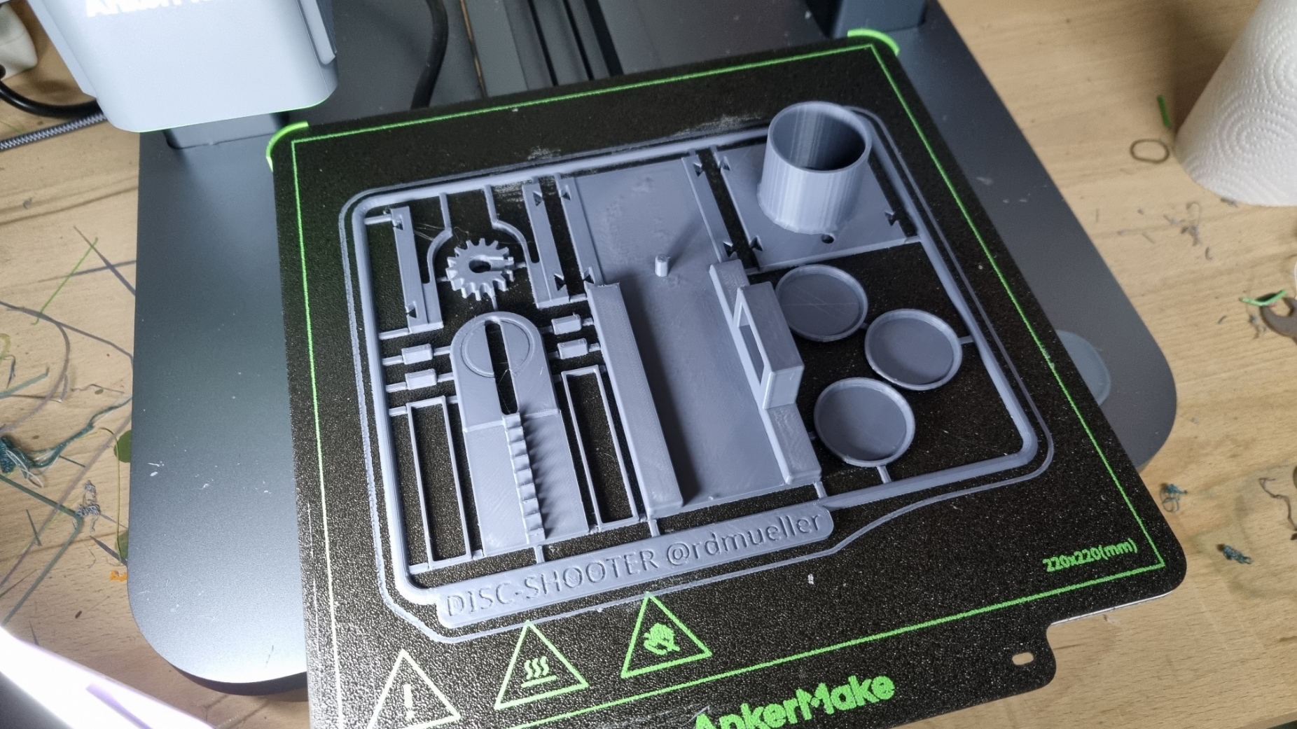 Automatic Disc-Shooter Kit Card