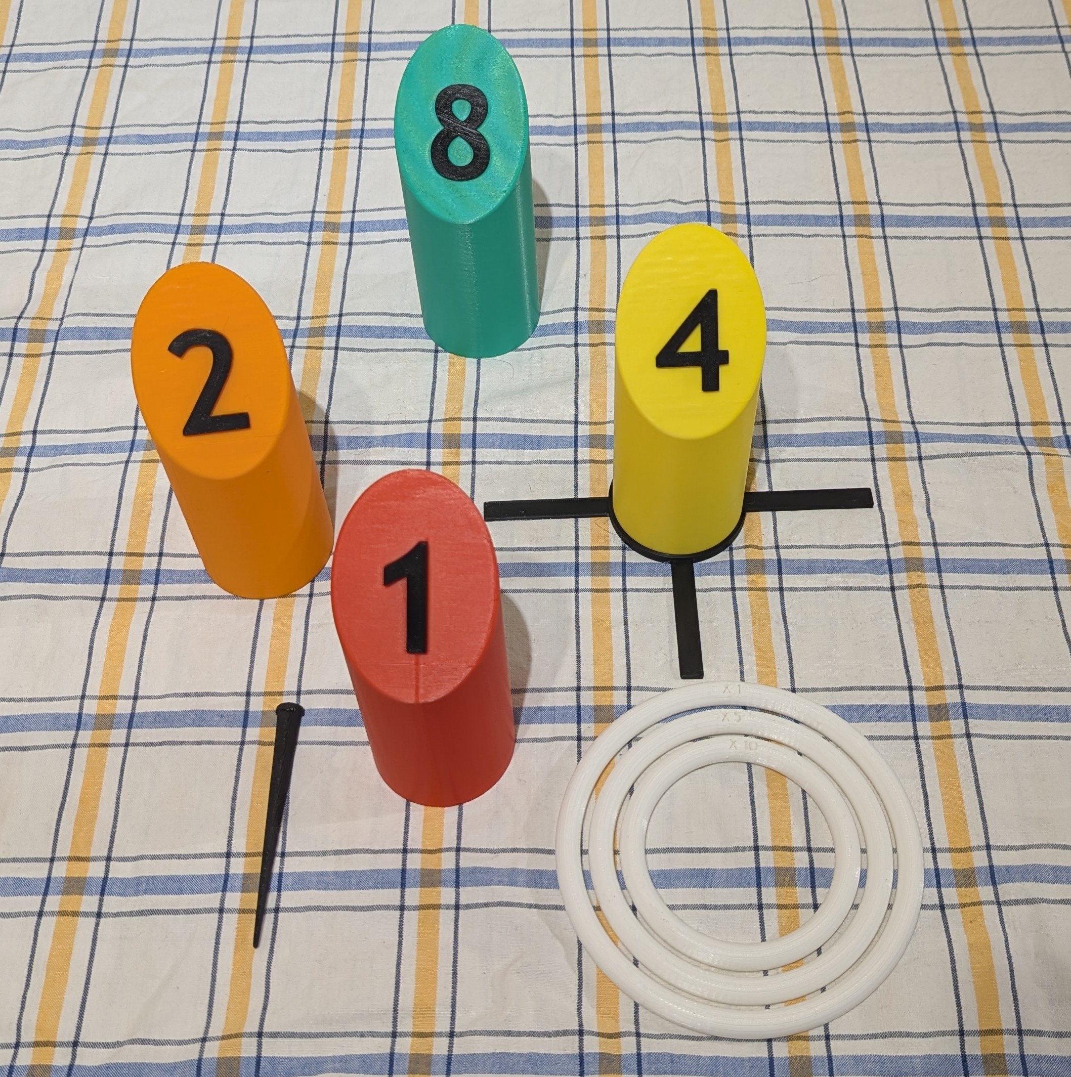 A Ring Toss Garden Game