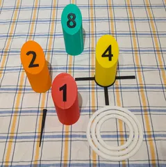 A Ring Toss Garden Game